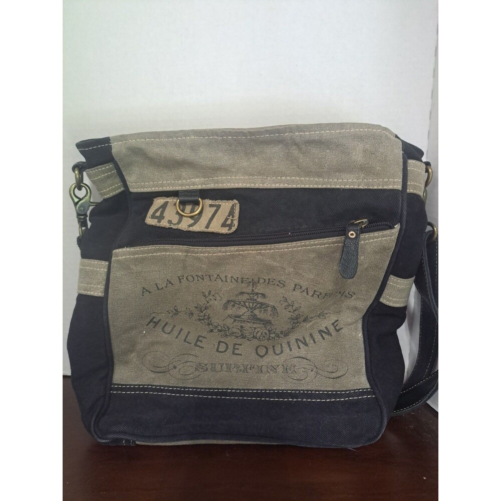 Myra Bag De Quinine Upcycled Denim Shoulder Bag